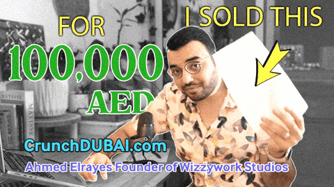 Ahmed Elrayes Gründer von Wizzywork Studios: Ich habe dieses Papier für 100.000 AED verkauft