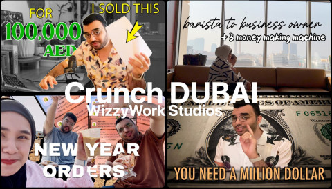 Crunch DUBAI WizzyWork Studios mit Charlene Bituin und Ahmed Elrayes